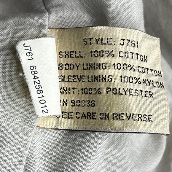 Vintage Port Authority Denim Varsity Jacket Las Damas Embroidered Western Small - Picture 7 of 9